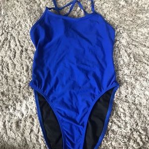 Jolyn Tie Back Onesie Blue Size 32